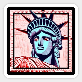 Liberty Shocked Sticker